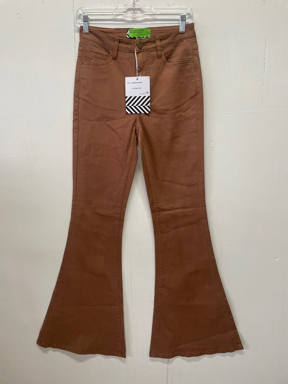 Sandrine Rose Women's Flare Pants Size 27 Burnt Color Free People New With Tags